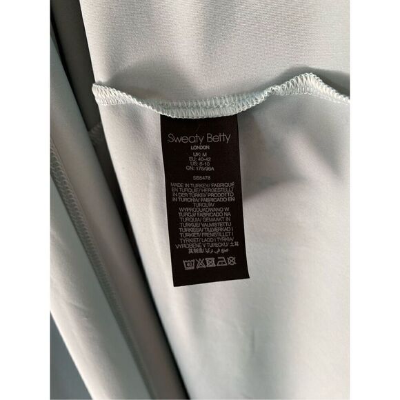 Sweaty Betty Explorer Ace Blue Athletic Lightweight Midi Dress NWT Size Medium - Picture 6 of 8